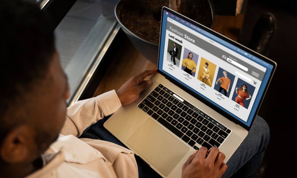 Professional e-commerce website design for a Kenyan fashion store displayed on mobile and desktop screens